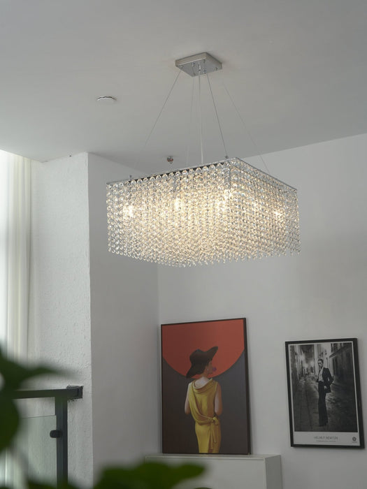 Crystal Frame Chandelier Vakkerlight