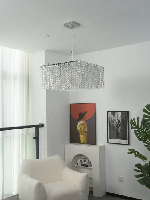 Crystal Frame Chandelier Vakkerlight