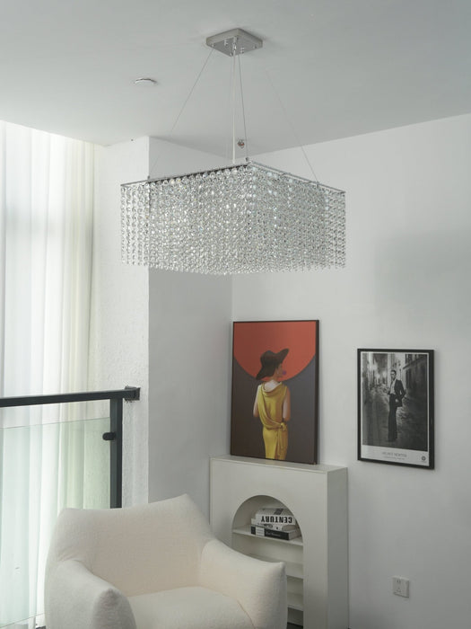 Crystal Frame Chandelier Vakkerlight