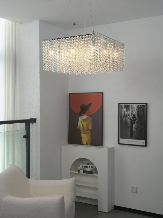 Crystal Frame Chandelier Vakkerlight