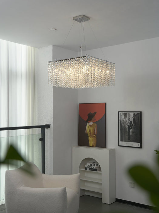 Crystal Frame Chandelier Vakkerlight
