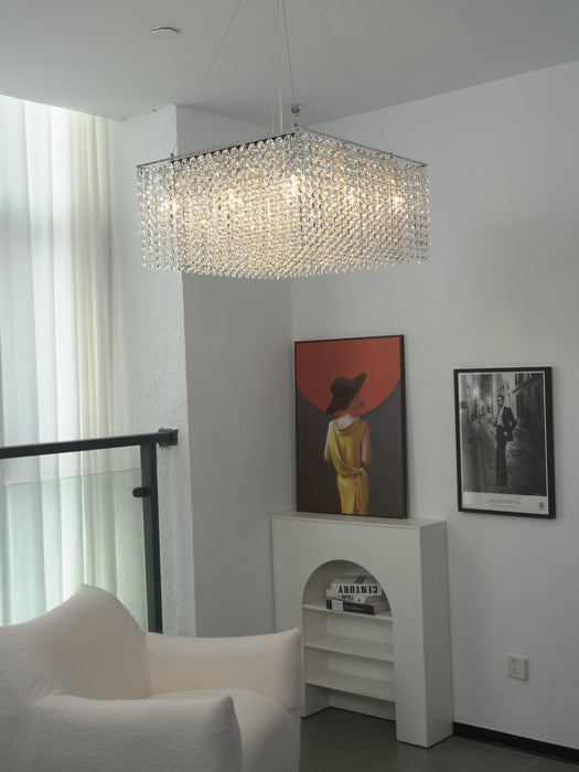 Crystal Frame Chandelier Vakkerlight