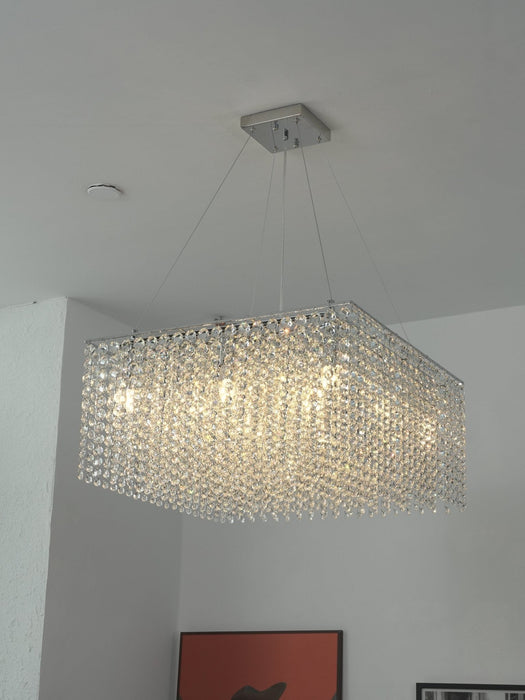 Crystal Frame Chandelier Vakkerlight
