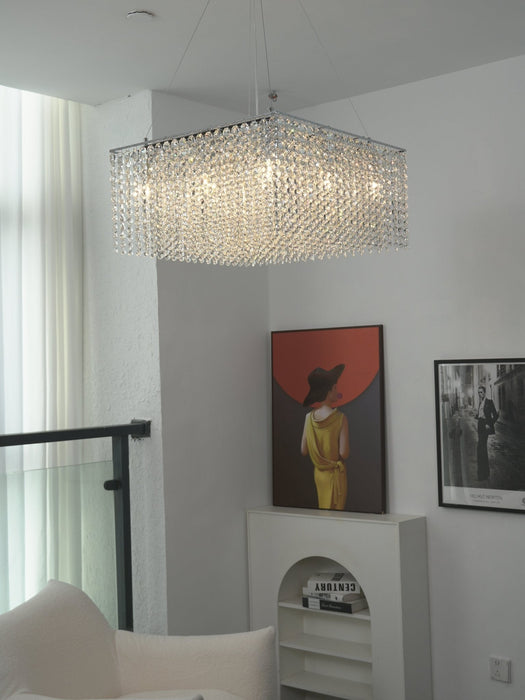 Crystal Frame Chandelier Vakkerlight