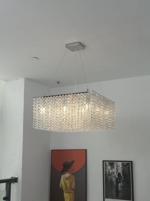 Crystal Frame Chandelier Vakkerlight