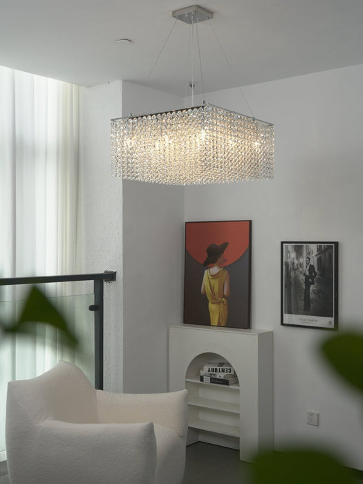 Crystal Frame Chandelier Vakkerlight