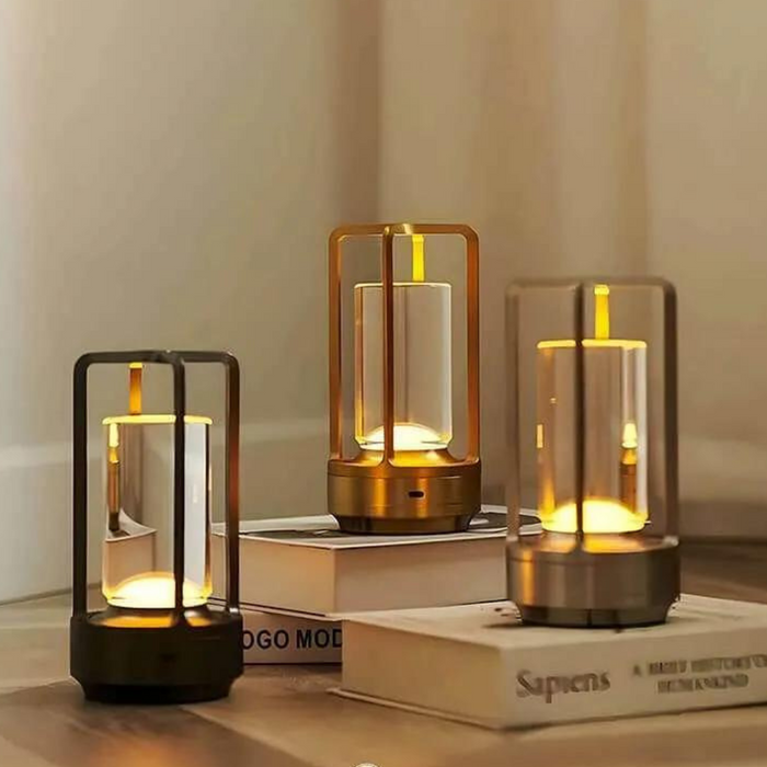 Simprolos Crystal Lantern Lamp