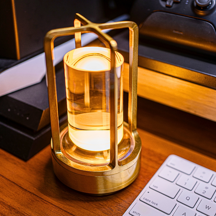 Simprolos Crystal Lantern Lamp