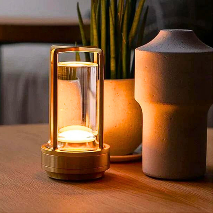 Simprolos Crystal Lantern Lamp