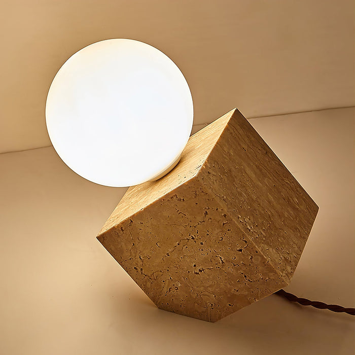 Cube Stone Table Lamp Vakkerlight