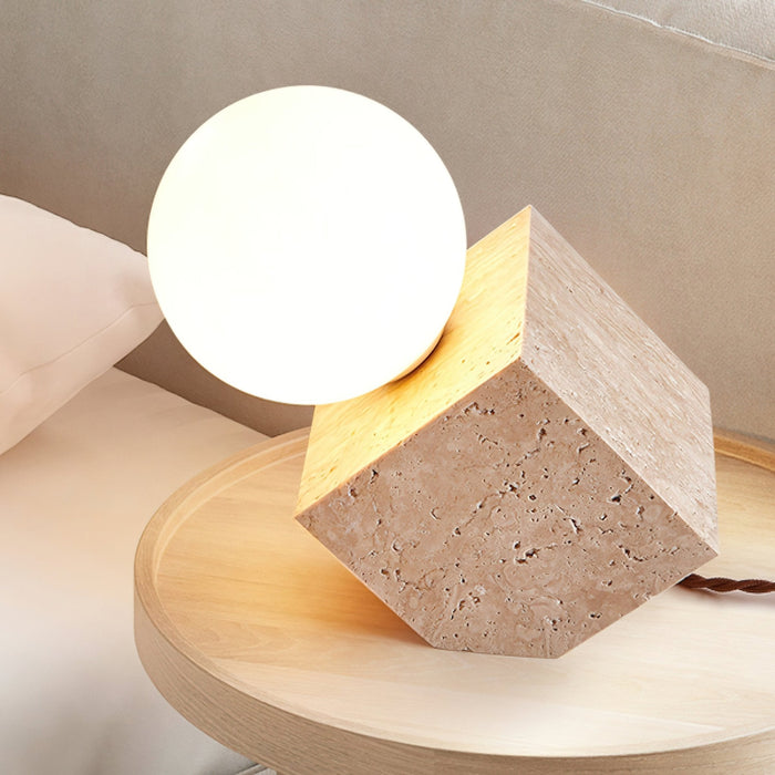 Cube Stone Table Lamp Vakkerlight