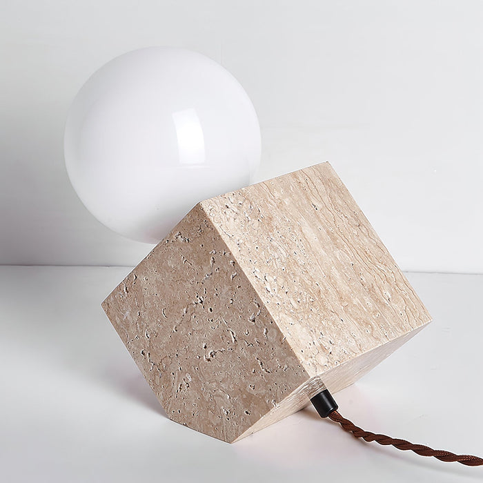 Cube Stone Table Lamp Vakkerlight