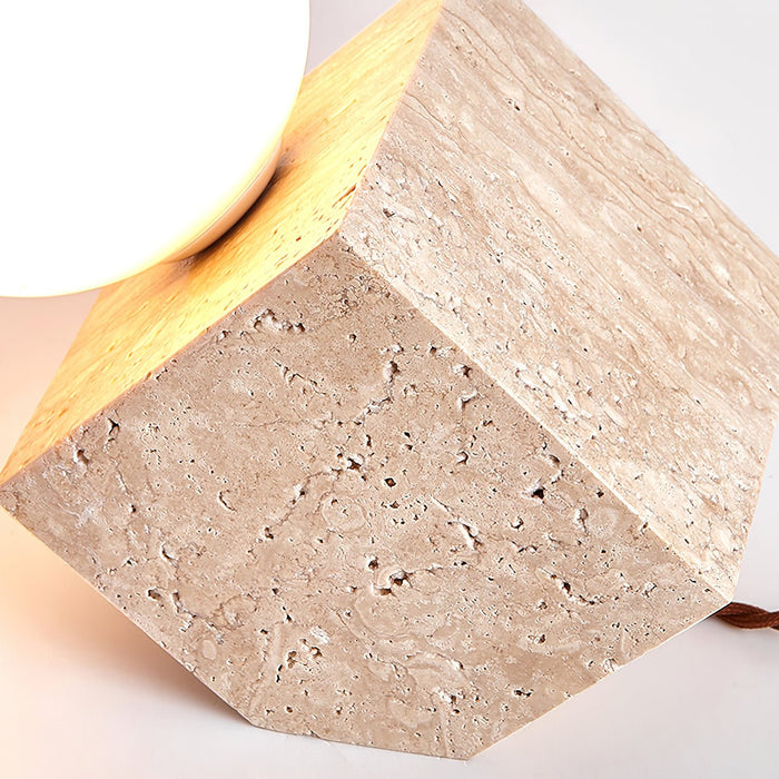 Cube Stone Table Lamp Vakkerlight