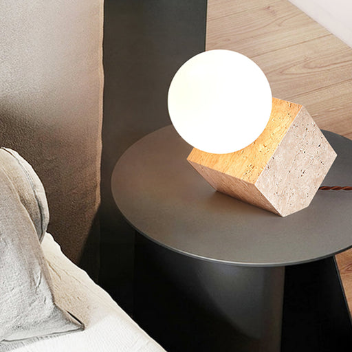Cube Stone Table Lamp Vakkerlight