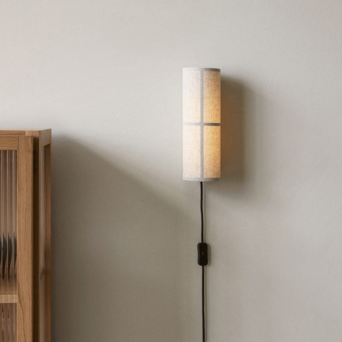 Cylinder Fabric Plug-in Wall Lamp Vakkerlight