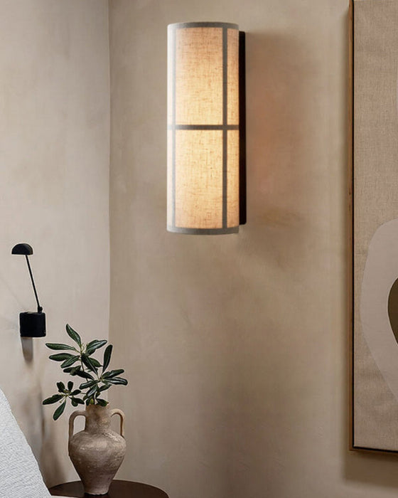 Cylinder Fabric Wall Lamp Vakkerlight