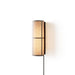 Cylinder Fabric Plug-in Wall Lamp Vakkerlight