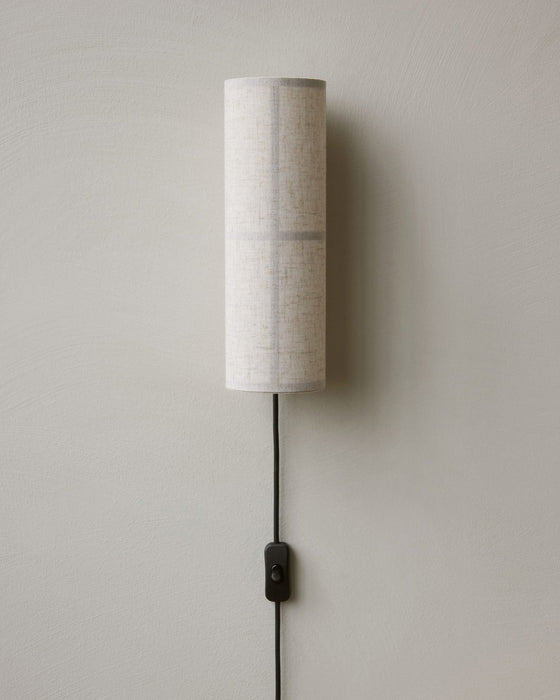 Cylinder Fabric Plug-in Wall Lamp Vakkerlight