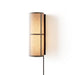 Cylinder Fabric Plug-in Wall Lamp Vakkerlight