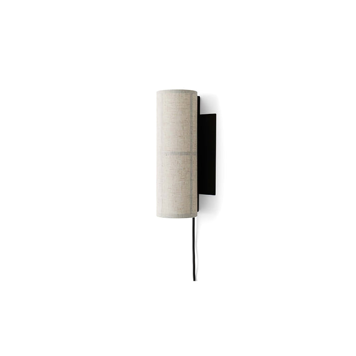 Cylinder Fabric Plug-in Wall Lamp Vakkerlight