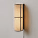Cylinder Fabric Plug-in Wall Lamp Vakkerlight