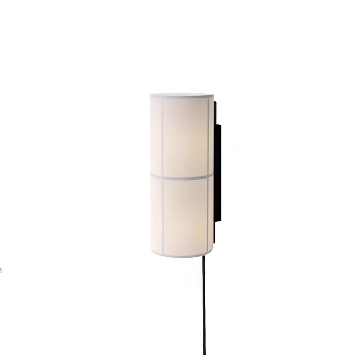 Cylinder Fabric Plug-in Wall Lamp Vakkerlight