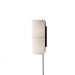 Cylinder Fabric Plug-in Wall Lamp Vakkerlight