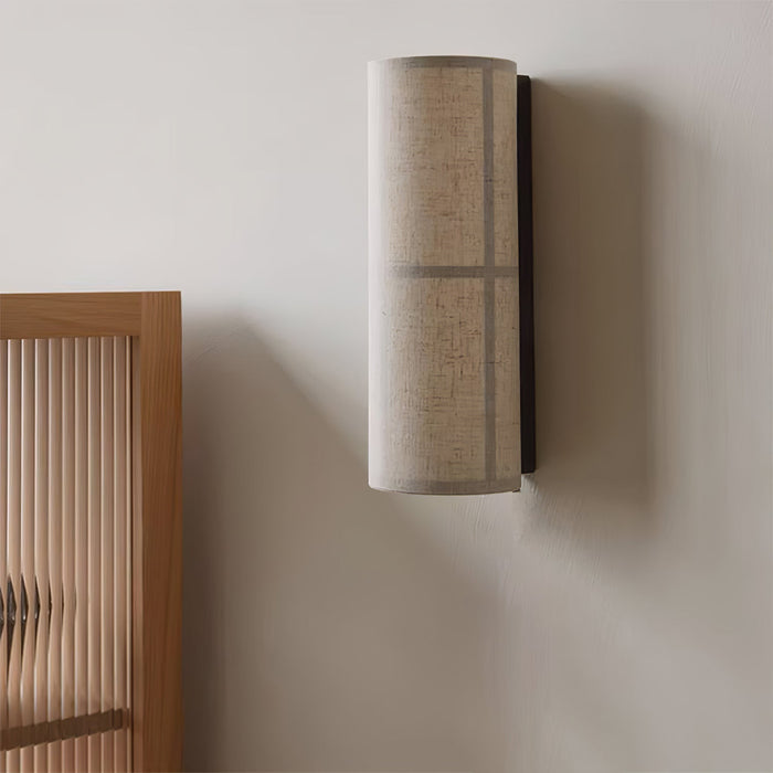 Cylinder Fabric Wall Lamp Vakkerlight