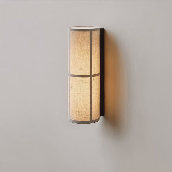 Cylinder Fabric Wall Lamp Vakkerlight