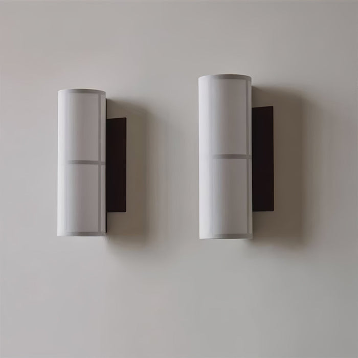 Cylinder Fabric Plug-in Wall Lamp Vakkerlight