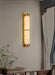 Cylindra Alabaster Brass Wall Light Vakkerlight
