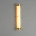 Cylindra Alabaster Brass Wall Light Vakkerlight