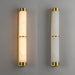 Cylindra Alabaster Brass Wall Light Vakkerlight