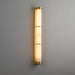 Cylindra Alabaster Brass Wall Light Vakkerlight