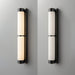 Cylindra Alabaster Brass Wall Light Vakkerlight