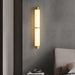 Cylindra Alabaster Brass Wall Light Vakkerlight