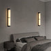 Cylindra Alabaster Brass Wall Light Vakkerlight