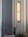 Cylindra Alabaster Brass Wall Light Vakkerlight