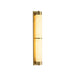 Cylindra Alabaster Brass Wall Light Vakkerlight