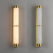 Cylindra Alabaster Brass Wall Light Vakkerlight