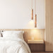 Cylindrical Travertine Pendant Light Vakkerlight