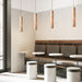 Cylindrical Travertine Pendant Light Vakkerlight
