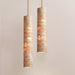 Cylindrical Travertine Pendant Light Vakkerlight