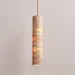 Cylindrical Travertine Pendant Light Vakkerlight