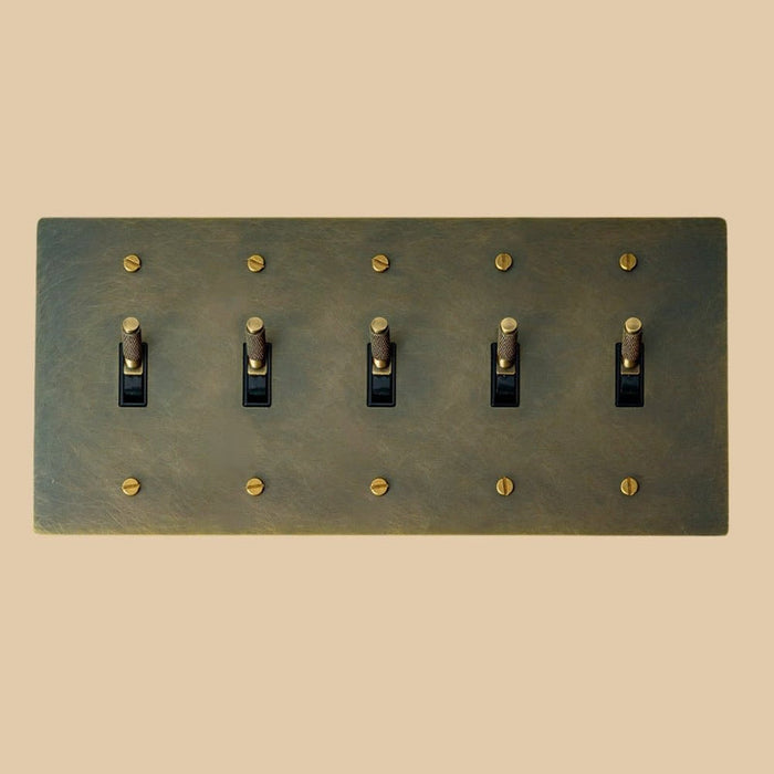Brass Toggle Switch (1 to 5 Gang)
