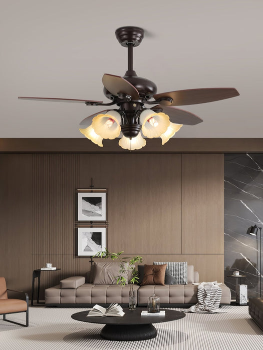 Roselore Bloom Ceiling Fan Light Vakkerlight