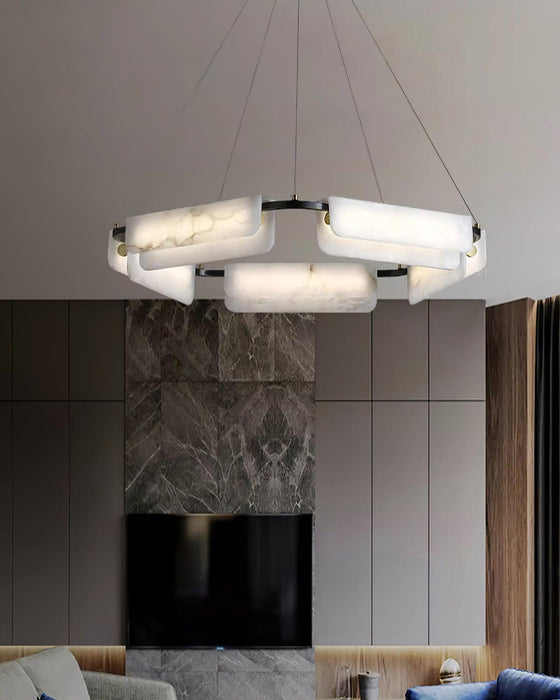Delia Alabaster Chandelier Vakkerlight