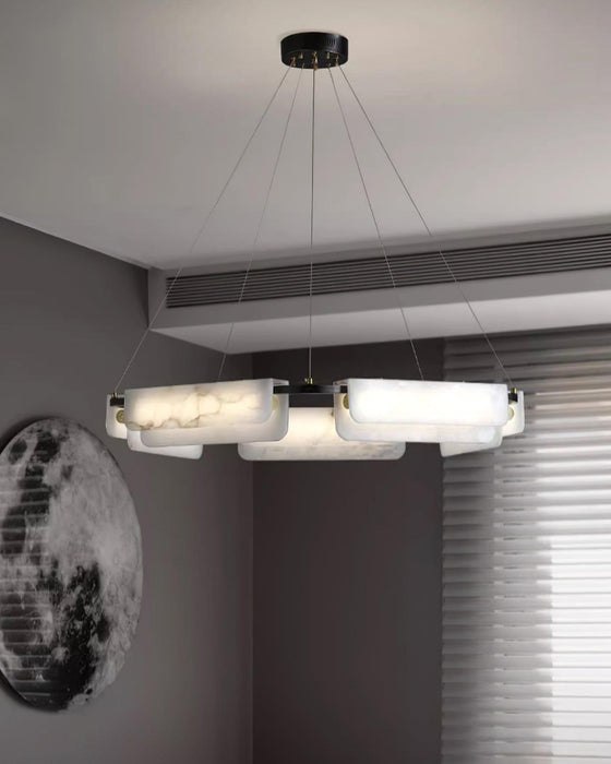 Delia Alabaster Chandelier Vakkerlight