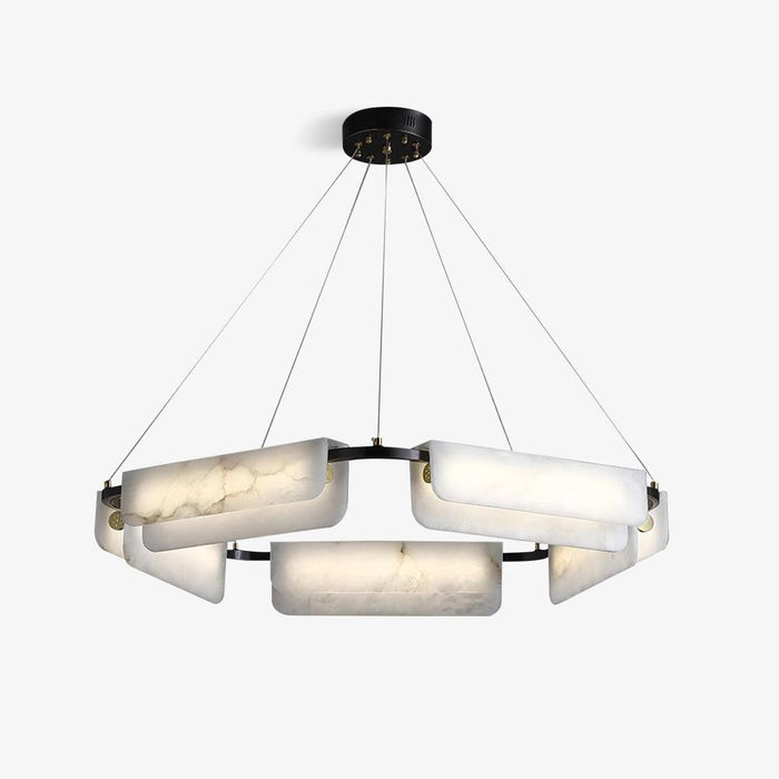 Delia Alabaster Chandelier Vakkerlight