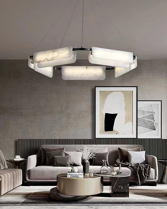 Delia Alabaster Chandelier Vakkerlight